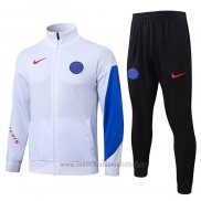 Chandal de Chaqueta del Paris Saint-Germain 2025-2026 Blanco